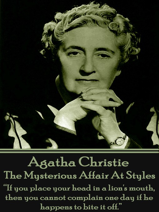 Title details for The Mysterious Affair at Styles by Agatha Christie - Wait list